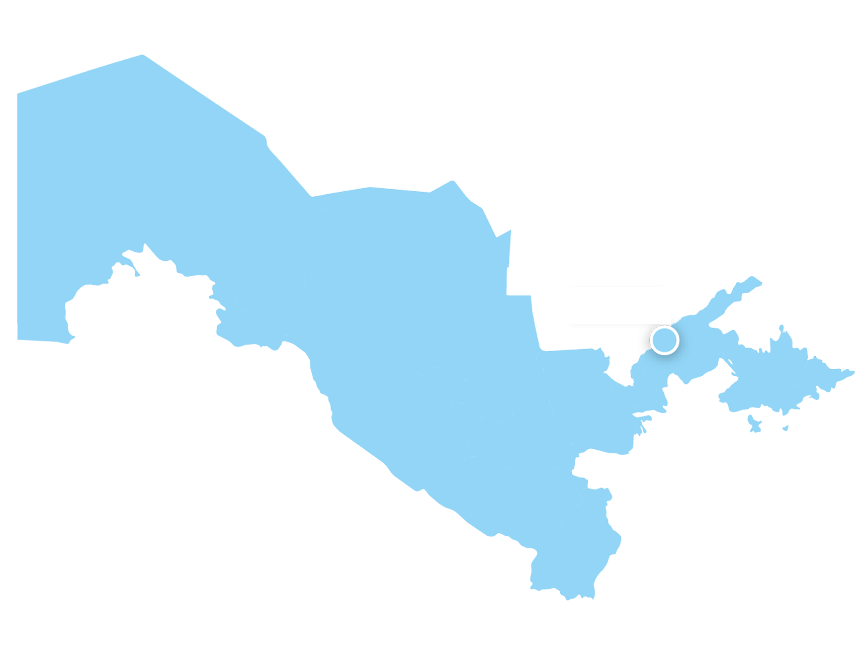Uzbekistan map